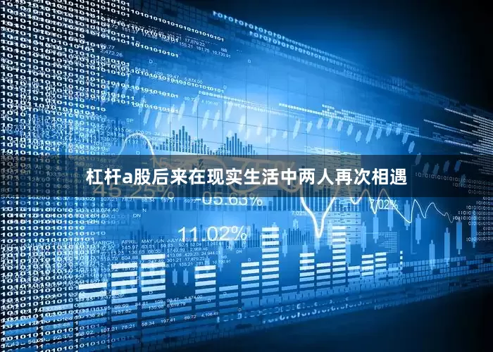 杠杆a股后来在现实生活中两人再次相遇
